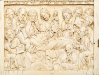 Diptych Fragment: The Death of the Virgin, 13751400.