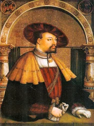 Norsk: Portrett av Eitelfriedrich III av Zollern Portrett av Eitelfriedrich III av Zollern (1561)