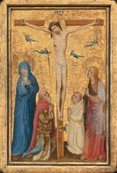 Korsfestelsen, ca. 1400–1410 (tempera på panel)