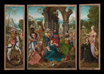 Adoration of the Magi, ca. 1519 (olje på panel)