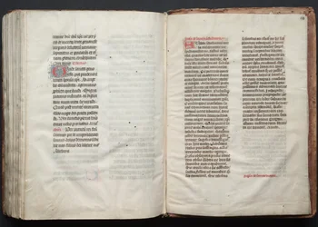 The Gotha Missal: Fol. 162v, tekst, ca. 1375.