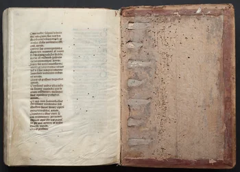 The Gotha Missal: Fol. 164v, tekst, ca. 1375.