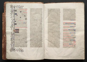 The Gotha Missal: Fol. 4r, tekst , c. 1375.