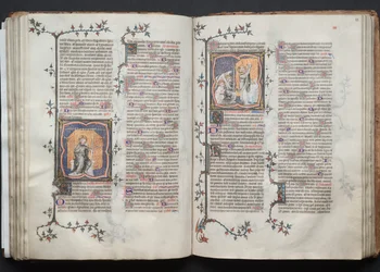 The Gotha Missal: Fol. 83r, Corpus Domini, ca. 1375.