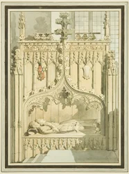 Bilder av Sir Maurice Berkeley og kone, i St Mark