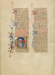 Initial O: Matteus#39; engel holder opp sitt evangelium