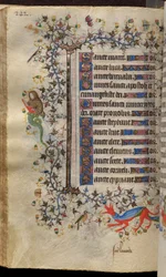 Karl den adeliges, konge av Navarra (1361–1425), timer: fol. 121v, tekst
