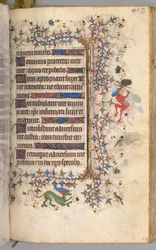 Karl den adeliges, konge av Navarra (1361–1425), timer: fol. 223r, tekst