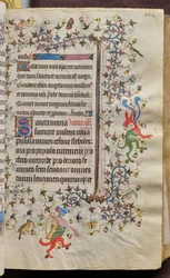 Karl den adeliges, konge av Navarra (1361–1425) timer: fol. 51r, tekst