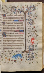 Karl den adeliges, konge av Navarra (1361–1425) timer: fol. 66r, tekst
