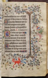 Karl den adeliges, konge av Navarra (1361–1425) timer: fol. 68r, tekst