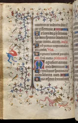 Karl den adeliges, konge av Navarra (1361–1425) timer: fol. 93v, tekst