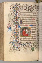 Timer for Karl den adelige, konge av Navarra 1361-1425, fol. 276v, St. Denis, ca. 1405.