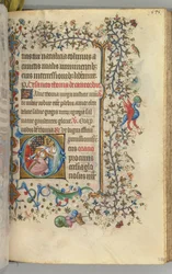Timer for Karl den adelige, konge av Navarra 1361-1425, fol. 282r, St. Thomas à Becket, ca. 1405.