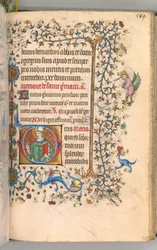 Timer for Karl den adelige, konge av Navarra 1361-1425, fol. 289r, St. Germain, ca. 1405.