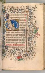 Timer for Karl den adelige, konge av Navarra 1361-1425, fol. 290r, St. Francis, ca. 1405.
