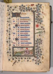 Timer for Karl den adelige, konge av Navarra 1361-1425: fol. 2. februar, ca. 1405.