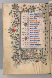 Timer for Karl den adelige, konge av Navarra 1361-1425: fol. 5v, mai, ca. 1405.