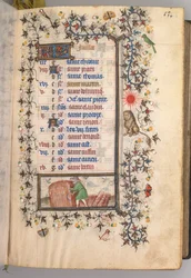 Timer for Karl den adelige, konge av Navarra 1361-1425: fol. 7r, juli, ca. 1405.