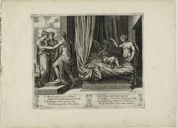 Venus irettesetter sønnen hennes, fra The Story of Psyche