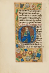 Initial G: Den hellige Katarina