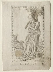 Euterpe (musikk, lyrisk poesi) (fra Tarocchi-serien D: Apollo and the Muses, #18)