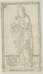 Hope, plate 39 fra Genii and Virtues