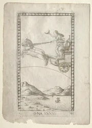 Luna fra Tarocchi, serie A: Firmaments of the Universe, #41, før 1467.