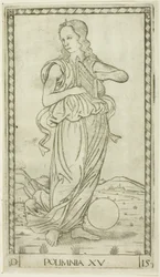 Polyhymnia, plate femten fra Apollo and the Muses