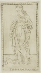 Temperance, plate 34 fra Genii and Virtues
