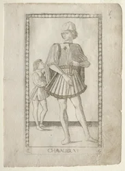 The Knight from the Tarocchi, serie E: Conditions of Man, #6, før 1467.