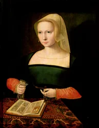 Portrett av en ung kvinne (panel)
