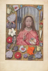 Dronning Isabella den katolske, dronning av Spanias tidebønner: Fol. 14v, Salvator Mundi