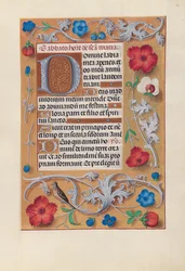Hours of Queen Isabella the Catholic, Queen of Spain: Fol. 81r, ca. 1500.