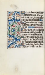 Timebok Bruk av Rouen: fol. 128v, ca. 1470.