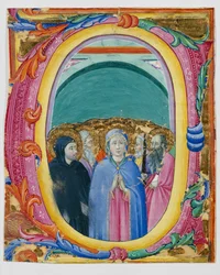 Alle hellige i en innledende E eller O, ca. 1430-40.