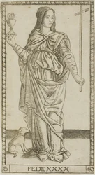 Faith, plate 40 fra Genii and Virtues