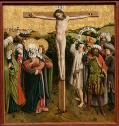 Altertavle med The Passion of Christ, ca. 1440-tallet.