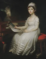 Portrett av en ung kvinne, 1801.