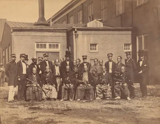 [Japanske ambassaden, Navy Yard, Washington, DC], 1860.