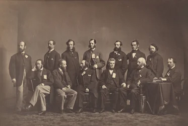 [Medlemmer av New York Sanitary Commission], ca. 1860.