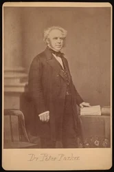 Portrett av Peter Parker 1804-1888, før 1888.