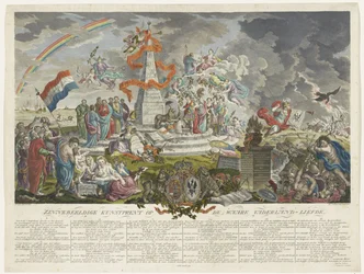 Allegory of True Patriotism, 1788 Symbolsk kunsttrykk på den sanne fedrelandskjærligheten (tittel på objekt)