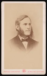 Portrett av Samuel Hubbard Scudder 1837-1911, cirka 1871.