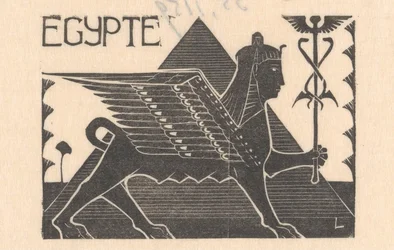 Sfinks og pyramide Egypt (tittel på objekt)