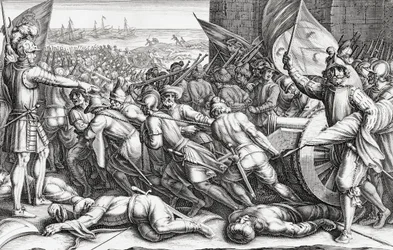 Ombordstigning av troppene til Ferdinando I de