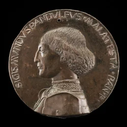 Sigismondo Pandolfo Malatesta, 1417-1468, Lord of Rimini og Fano [forside], 1446.