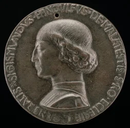 Sigismondo Pandolfo Malatesta, 1417-1468, Lord of Rimini og Fano [forside], 1446.