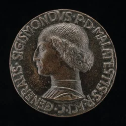 Sigismondo Pandolfo Malatesta, 1417-1468, Lord of Rimini og Fano [forside], 1446.