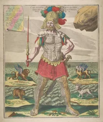 Colossus Monarchic Statue av Daniel, 1730.